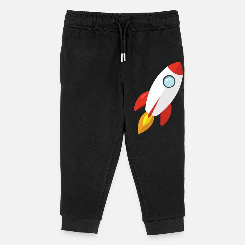 Fusée - Pantalon de jogging enfant bio Stanley/Stella - noir