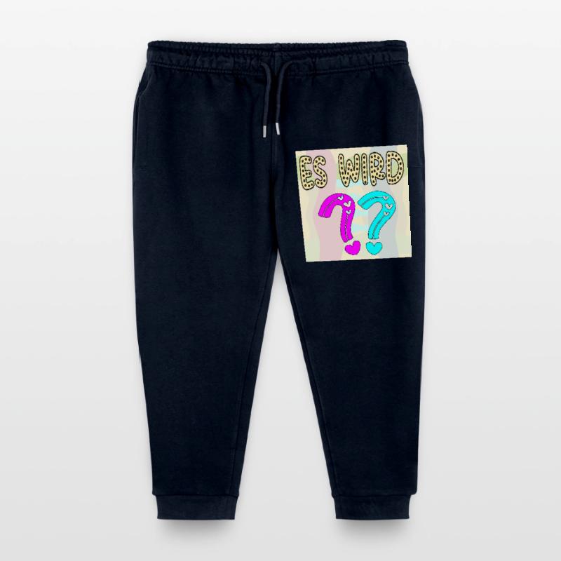 BABYSPRÜCHE - ES WIRD EIN MÄDCHEN ODER JUNGE FRAGE Kinder Organic Jogginghose Mini Mover von Stanley/Stella