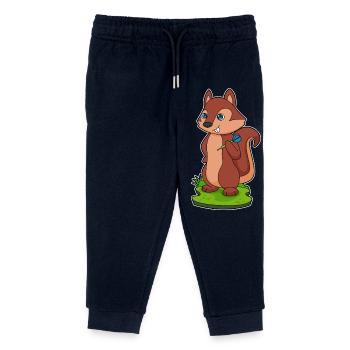 Fléchette Écureuil Dart - Pantalon de jogging enfant bio Stanley/Stella - marine - Devant