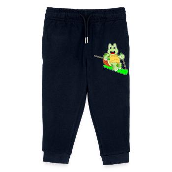 Turtle Skier Ski - Pantalon de jogging enfant bio Stanley/Stella - marine - Devant