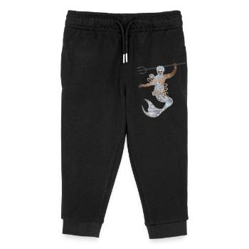 mystérieux Verseau avec trident et nageoire - Pantalon de jogging enfant bio Stanley/Stella - noir - Devant