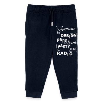 Die Antwort auf Alles - Kinder Organic Jogginghose Mini Mover von Stanley/Stella - Navy - Vorne