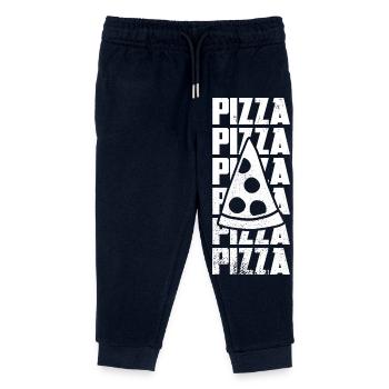 Tranche de pizza - Pantalon de jogging enfant bio Stanley/Stella - marine - Devant