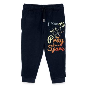Blague de bowling - Pantalon de jogging enfant bio Stanley/Stella - marine - Devant