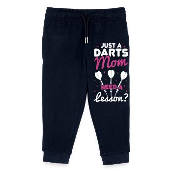Darter Mom - Do You Need a Lesson - Kids Organic Sweatpants by Stanley/Stella - navy - Front