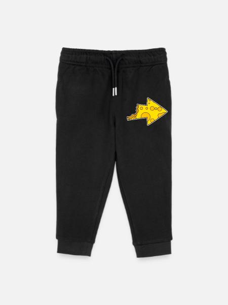 Pfeil Käse - Kinder Organic Jogginghose Mini Mover von Stanley/Stella - Schwarz