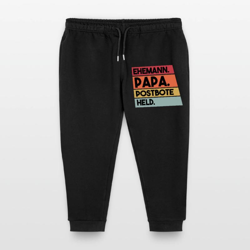 Ehemann Papa Beruf Postbote Held Kinder Organic Jogginghose Mini Mover von Stanley/Stella