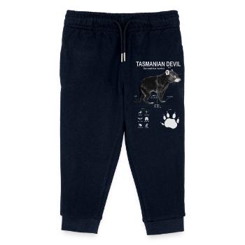 Diable de Tasmanie - Pantalon de jogging enfant bio Stanley/Stella - marine - Devant