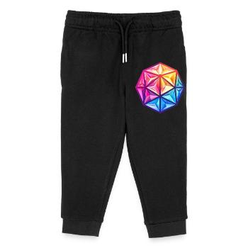 Geometric D20 D20 Cube – RPG fantastique - Pantalon de jogging enfant bio Stanley/Stella - noir - Devant