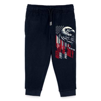 4. JULI AMERIKA IST EIN WEITERER NAME DER CHANCE - Kinder Organic Jogginghose Mini Mover von Stanley/Stella - Navy - Vorne