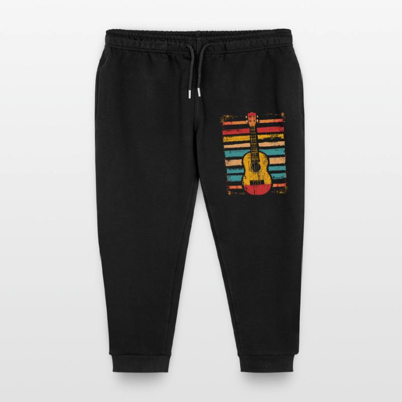 Ukulele Graphics Kids Organic Sweatpants by Stanley/Stella