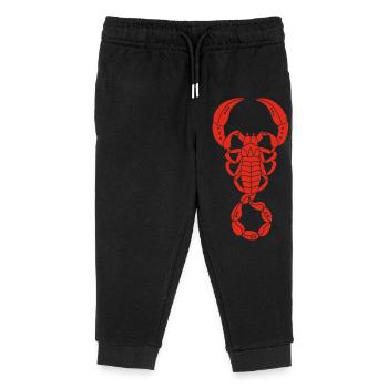 Red Scorpio - Kids Organic Sweatpants by Stanley/Stella - black - Front