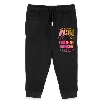 Fox-trot - Pantalon de jogging enfant bio Stanley/Stella - noir - Devant