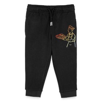 Pizzero vintage - Pantalón de chándal infantil orgánico de Stanley/Stella - negro - delante