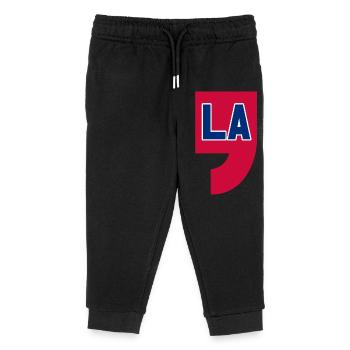 COMMA LA, CAMALA HARRIS POUR LA PRÉSIDENCE 2024 - Pantalon de jogging enfant bio Stanley/Stella - noir - Devant