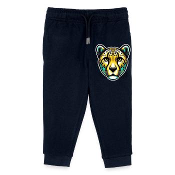 Guépard - Pantalon de jogging enfant bio Stanley/Stella - marine - Devant
