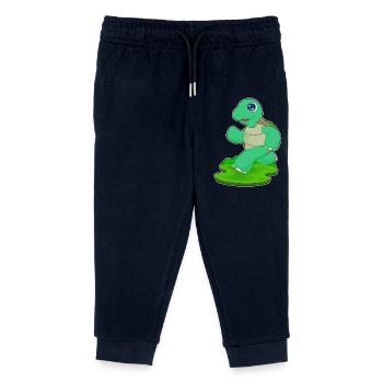 Turtle Jogger Jogging Sport - Pantalon de jogging enfant bio Stanley/Stella - marine - Devant