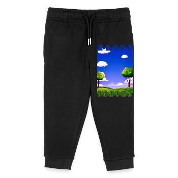 Natur Mensch - Kinder Organic Jogginghose Mini Mover von Stanley/Stella - Schwarz - Vorne