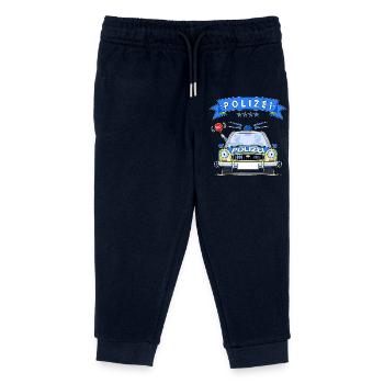 Polizeiauto mit Sirene - Kinder Organic Jogginghose Mini Mover von Stanley/Stella - Navy - Vorne