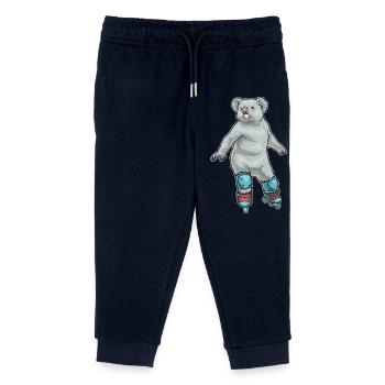 Koala Inline skating Inline skates - Kinder Organic Jogginghose Mini Mover von Stanley/Stella - Navy - Vorne