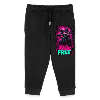 Demon Ride - Kids Organic Sweatpants by Stanley/Stella - black - Front
