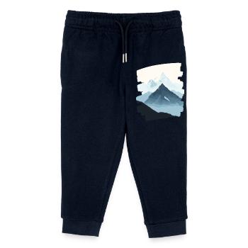 Montagne Escalade Grimpeurs Randonnée - Pantalon de jogging enfant bio Stanley/Stella - marine - Devant