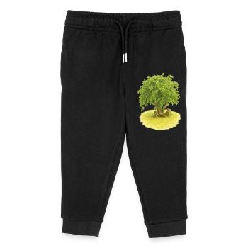 Arbre de vie - Pantalon de jogging enfant bio Stanley/Stella - noir - Devant