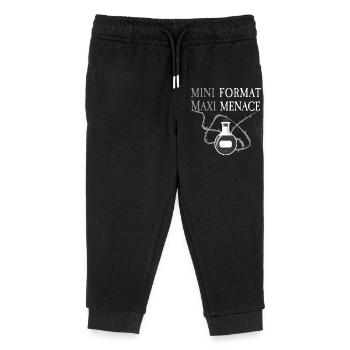 Petit Format, Grande Menace - Pantalon de jogging enfant bio Stanley/Stella - noir - Devant