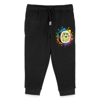 Expressive sushi cartoon - Kids Organic Sweatpants by Stanley/Stella - black - Front