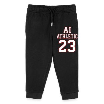 Athletics Number 23 - Kids Organic Sweatpants by Stanley/Stella - black - Front