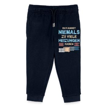 Heating Engineer Heating Construction Plumber Plumber - Kids Organic Sweatpants by Stanley/Stella - navy - Front