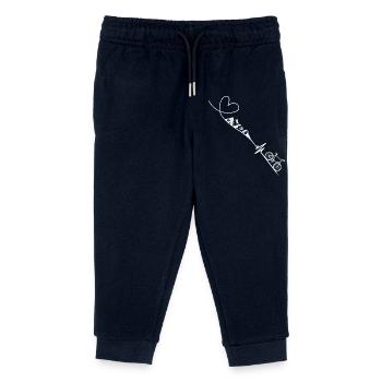 Fahrrad Berge Heartbeat - Kinder Organic Jogginghose Mini Mover von Stanley/Stella - Navy - Vorne