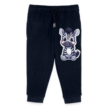 Zebra - Kids Organic Sweatpants by Stanley/Stella - navy - Front
