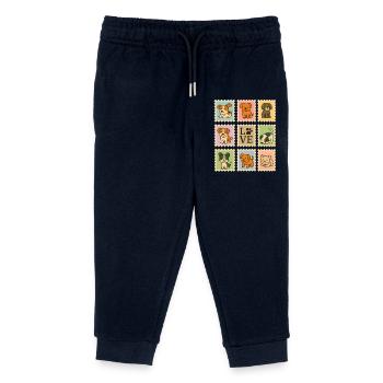 Adorable Puppy Dog Collection with Love Motif - Kids Organic Sweatpants by Stanley/Stella - navy - Front
