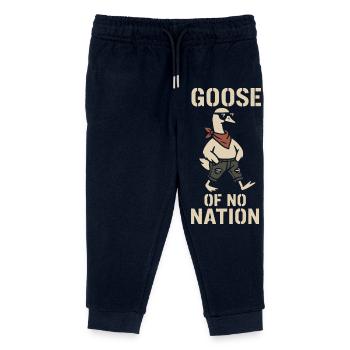 Funny Gänse Meme Chaos Honk Zertifiziert Albern - Kinder Organic Jogginghose Mini Mover von Stanley/Stella - Navy - Vorne