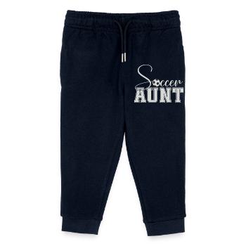Soccer Aunt - Kids Organic Sweatpants by Stanley/Stella - navy - Front