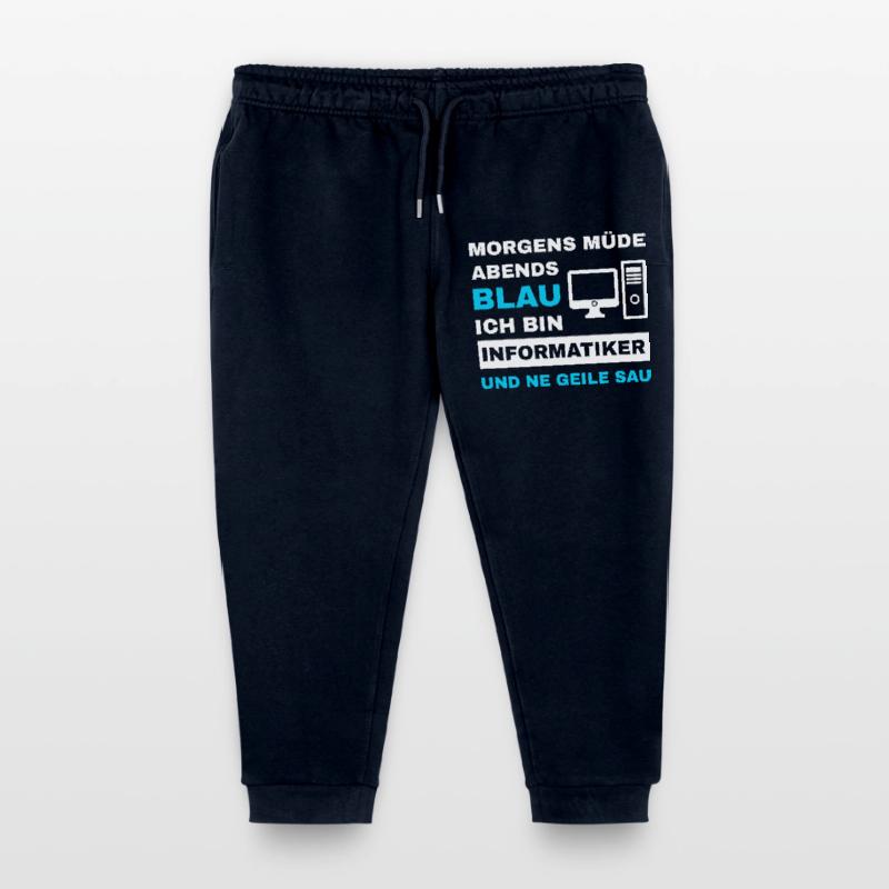 computer scientist programmer admin sayings funny Kids Organic Sweatpants by Stanley/Stella