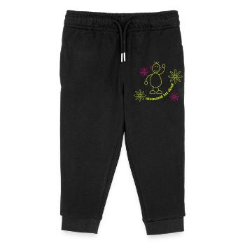 niemand_ist_doof_002 - Kinder Organic Jogginghose Mini Mover von Stanley/Stella - Schwarz - Vorne