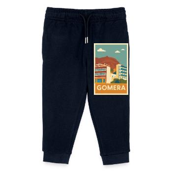 Gomera Island Panorama - Kids Organic Sweatpants by Stanley/Stella - navy - Front