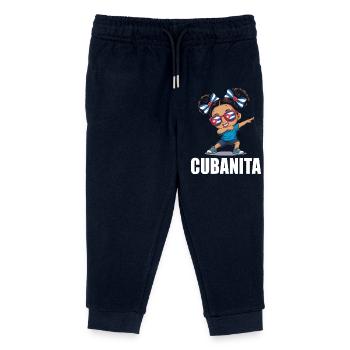 Drapeau de Cuba Jolies Cubanitas Filles Femmes - Pantalon de jogging enfant bio Stanley/Stella - marine - Devant