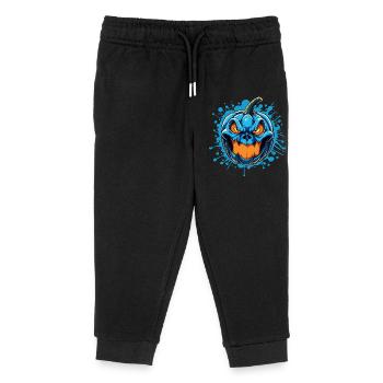 ANGRY PUMPKIN - Kids Organic Sweatpants by Stanley/Stella - black - Front