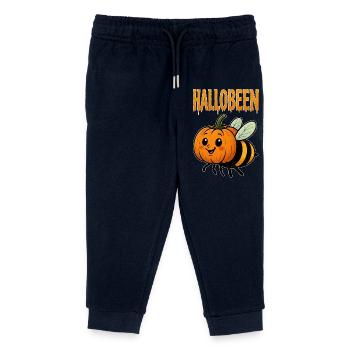 Hallobeen - die Halloween Queen | Wortwitz  - Kinder Organic Jogginghose Mini Mover von Stanley/Stella - Navy - Vorne