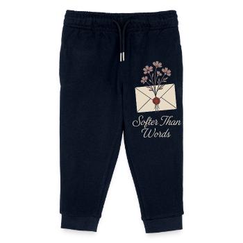 funérailles, fleuriste, arrangement commémoratif, sympathie - Pantalon de jogging enfant bio Stanley/Stella - marine - Devant