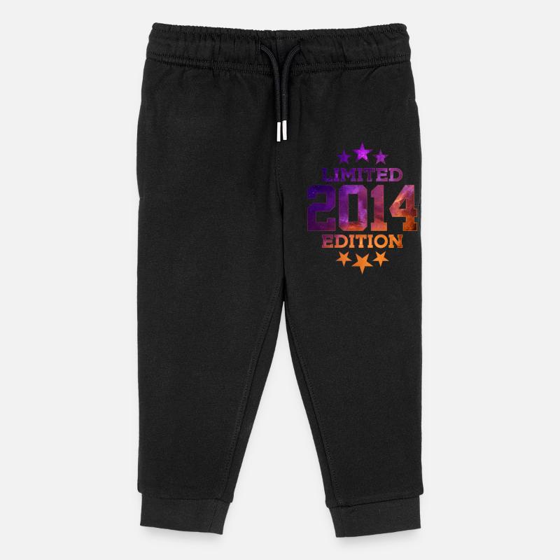 ÉDITION LIMITÉE 2014 12E ANNIVERSAIRE - Pantalon de jogging enfant bio Stanley/Stella - noir