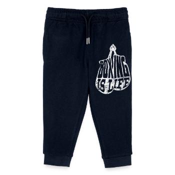 Boxing Glove Boxing - Kids Organic Sweatpants by Stanley/Stella - navy - Front