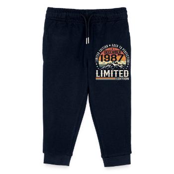 Dezember 1987 - Kinder Organic Jogginghose Mini Mover von Stanley/Stella - Navy - Vorne