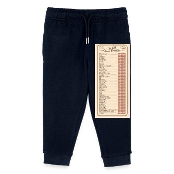 Ye Olde Cheese Emporium Skizze - Kinder Organic Jogginghose Mini Mover von Stanley/Stella - Navy - Vorne