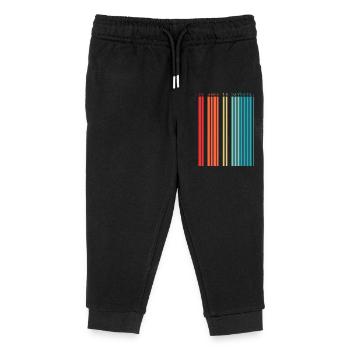 Je m’appelle Barbara - Pantalon de jogging enfant bio Stanley/Stella - noir - Devant
