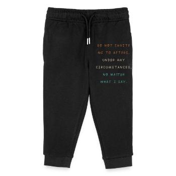 Techno House, Electro Festival, Hardstyle, EDM - Pantalon de jogging enfant bio Stanley/Stella - noir - Devant