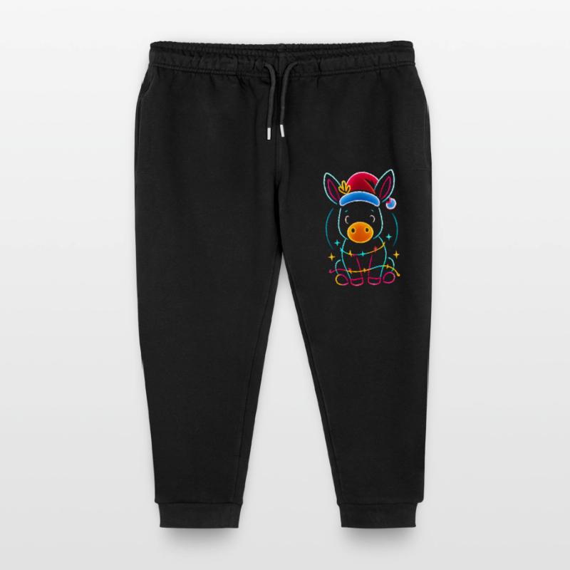 Esel Elfe Weihnachten Lustig Geschenk Kinder Organic Jogginghose Mini Mover von Stanley/Stella